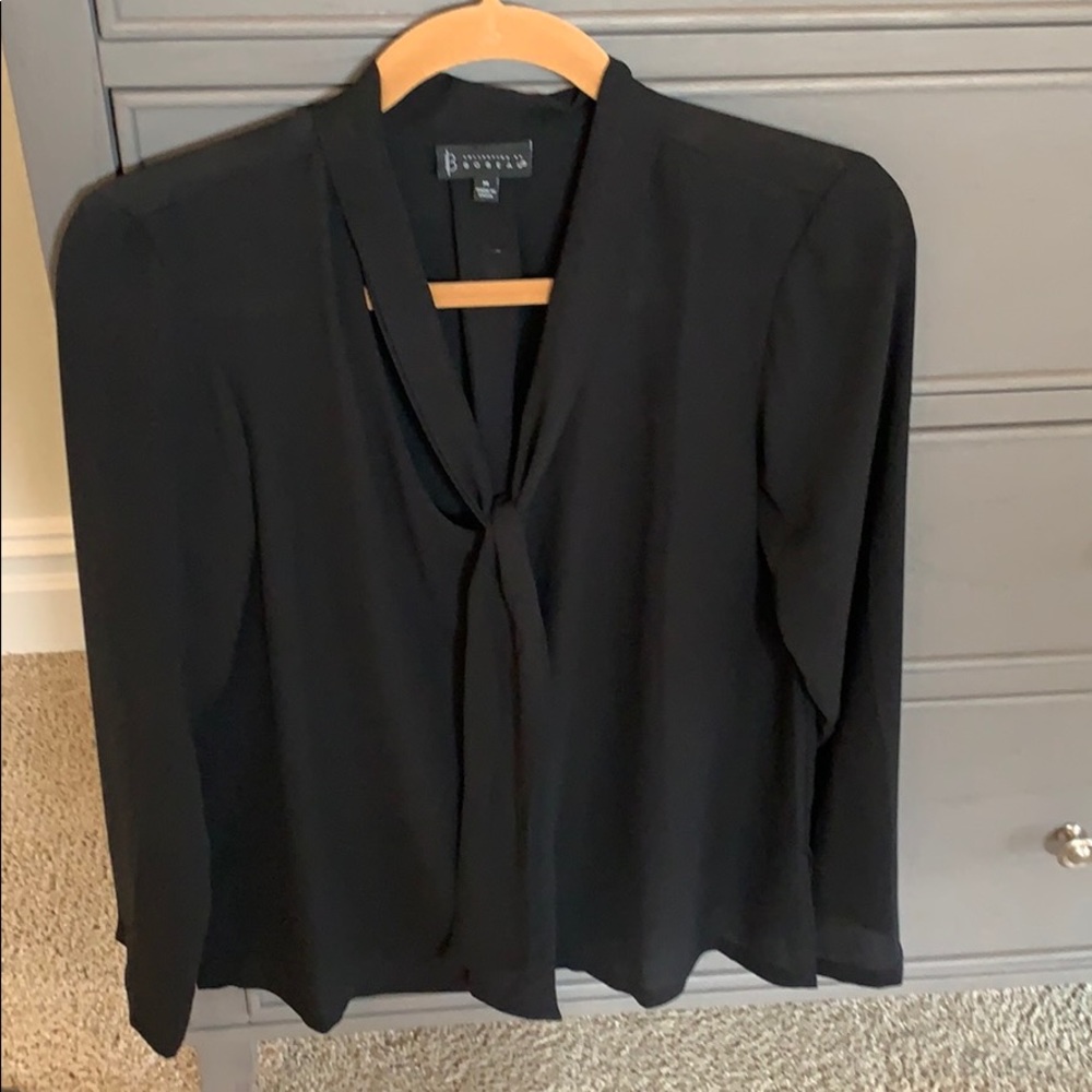 Women’s Bobeau woven long sleeve shirt